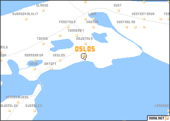map of Øsløs