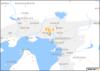 map of Oslo