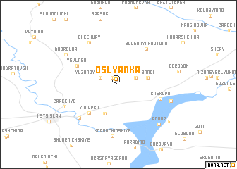 map of Oslyanka