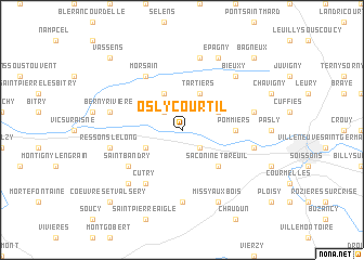 map of Osly-Courtil