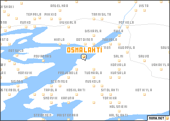 map of Osmalahti