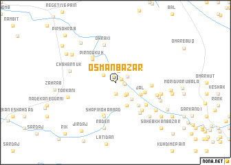 map of ‘Os̄mān Bāzār