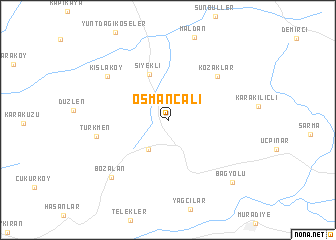 map of Osmancalı