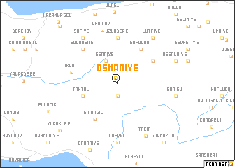 map of Osmaniye