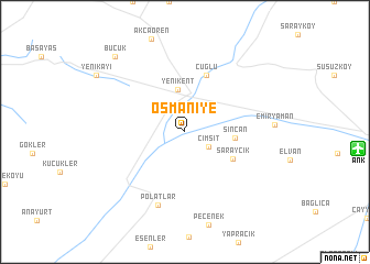 map of Osmaniye