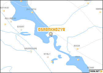 map of Osman-Khozya