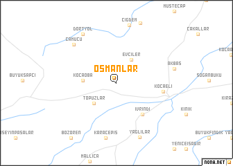 map of Osmanlar