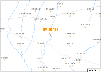 map of Osmanlı