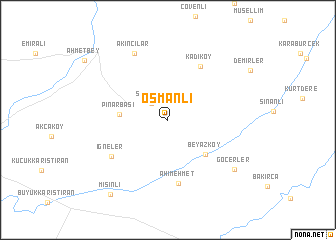 map of Osmanlı