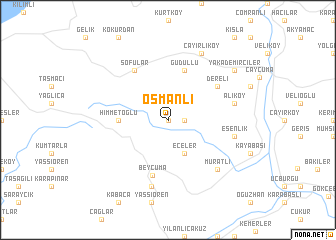 map of Osmanlı