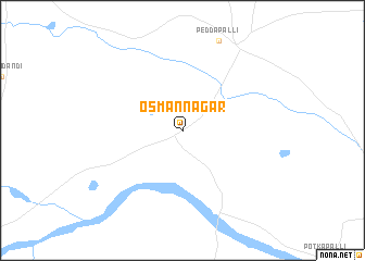 map of Osmānnagar