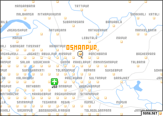 map of Osmānpur