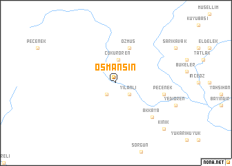 map of Osmansin