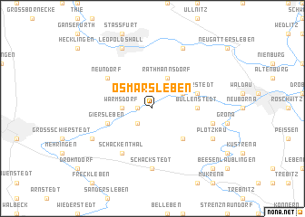 map of Osmarsleben