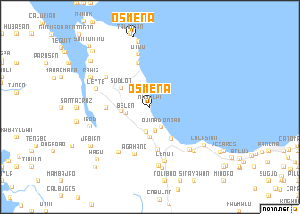 map of Osmeña