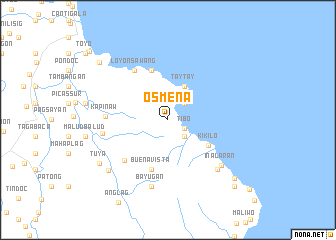 map of Osmeña