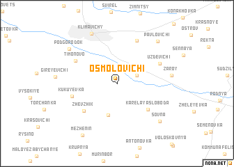 map of Osmolovichi