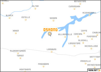 map of Osmond