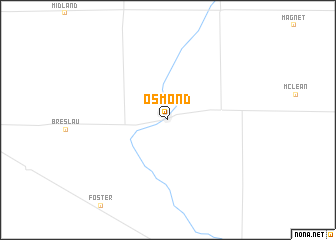 map of Osmond