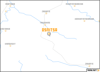 map of Osnitsa