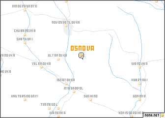 map of Osnova