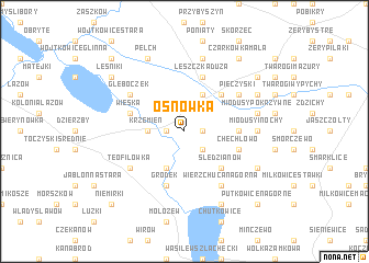 map of Osnówka