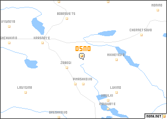 map of Osno