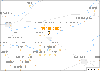 map of Osoblaha