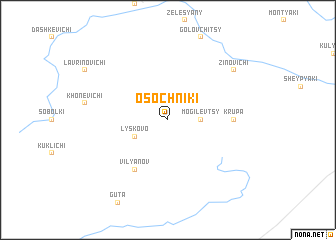 map of Osochniki