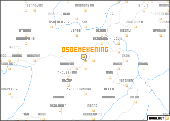 map of Osoe Mékéning