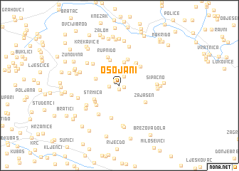 map of Osojani