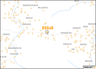 map of Osoja