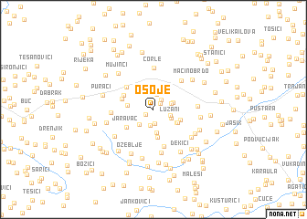 map of Osoje