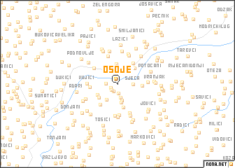 map of Osoje