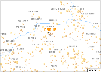 map of Osoje