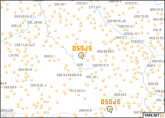 map of Osoje