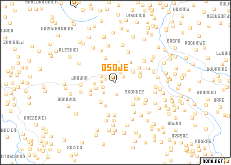 map of Osoje
