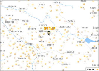 map of Osoje