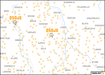 map of (( Osoje ))