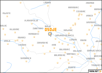 map of Osoje