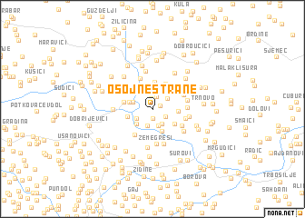 map of Osojne Strane