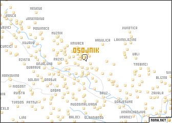 map of Osojnik