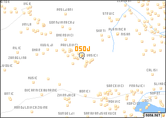 map of Osoj