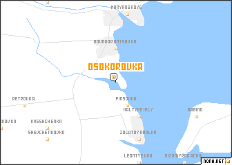 map of Osokorovka