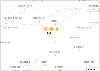 map of Osokovo
