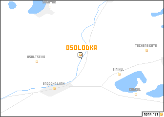 map of Osolodka