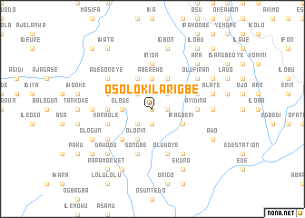 map of Osolo Kilarigbe