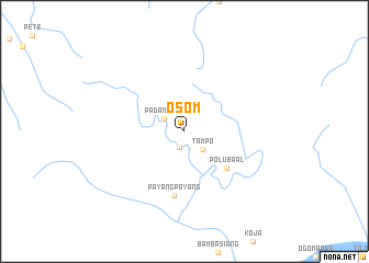 map of Osom