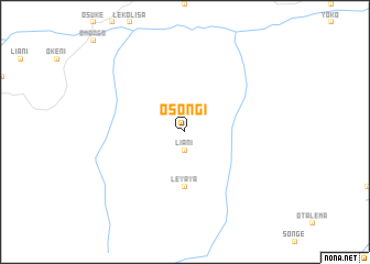 map of Osongi