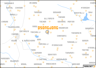 map of Osongjŏng